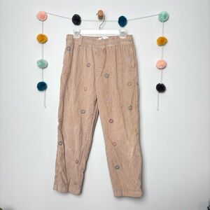 🌟Urban Outfitters Tan Corduroy Smiley Face Ribbed Pants